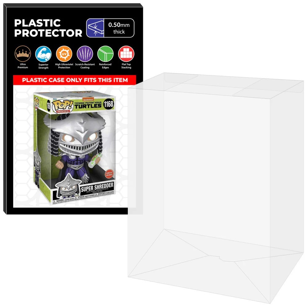 Pop Protector for 10 inch Super Shredder #1168 TMNT Jumbo Funko Pop - Image 5