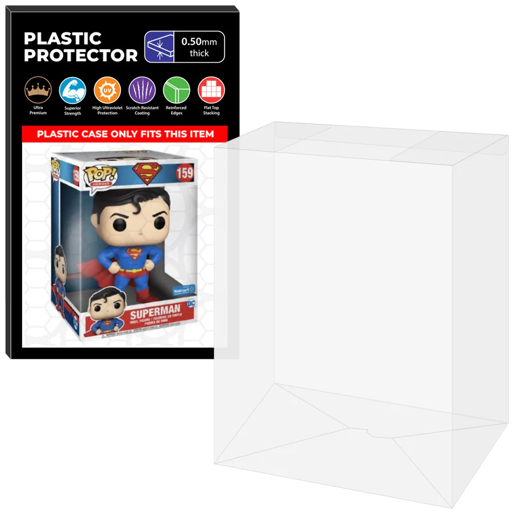 Pop Protector for 10 inch Superman #159 Jumbo Funko Pop - Image 9