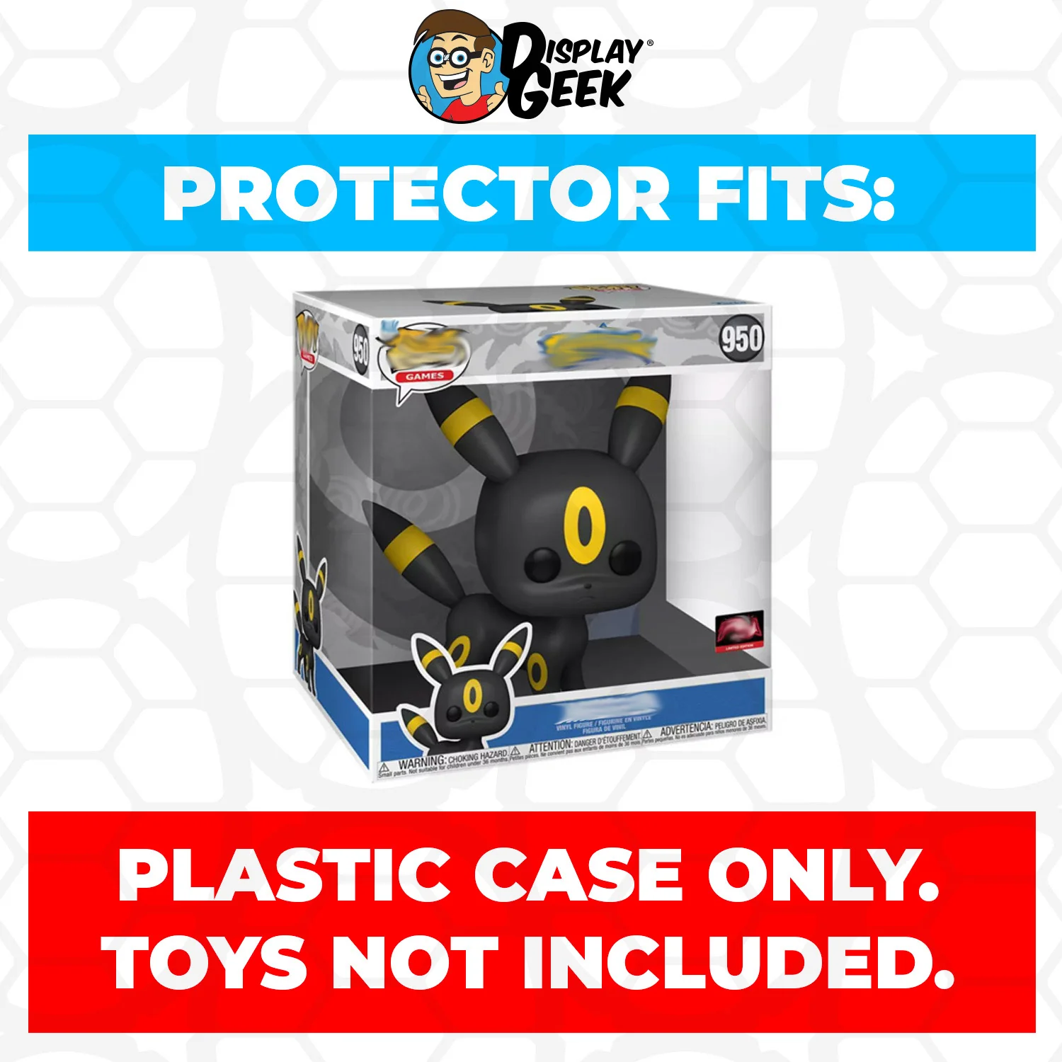 Pop Protector for 10 inch Umbreon #950 Jumbo Funko Pop - Image 2