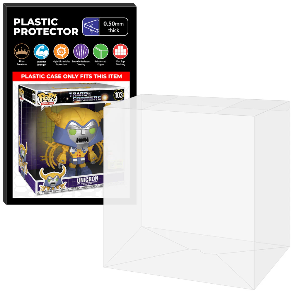 Pop Protector for 10 inch Unicron SDCC #103 Jumbo Funko Pop - Image 5