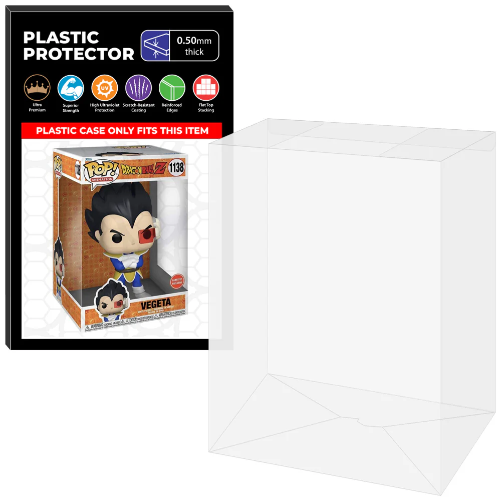 Pop Protector for 10 inch Vegeta #1138 Jumbo Funko Pop - Image 5