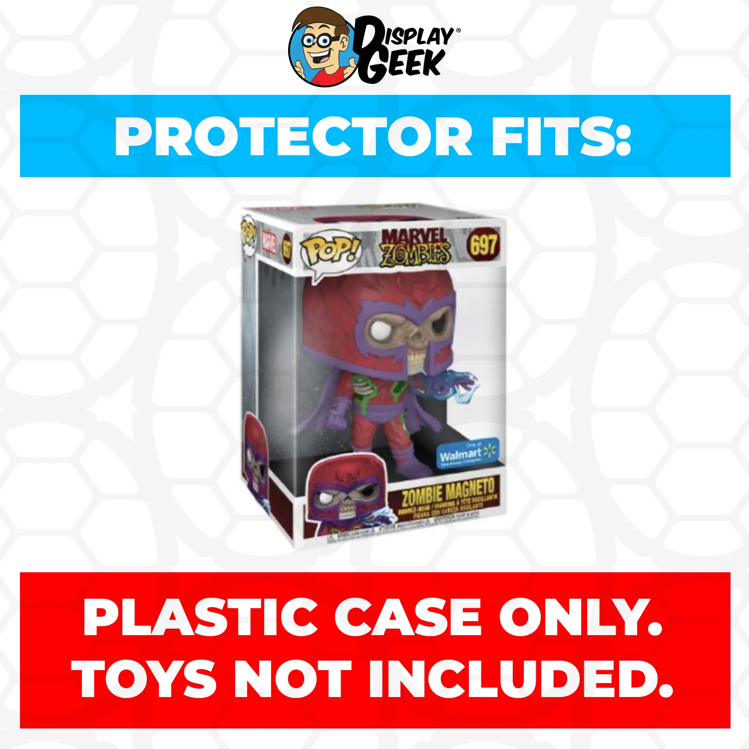 Pop Protector for 10 inch Zombie Magneto #697 Jumbo Funko Pop - Image 2