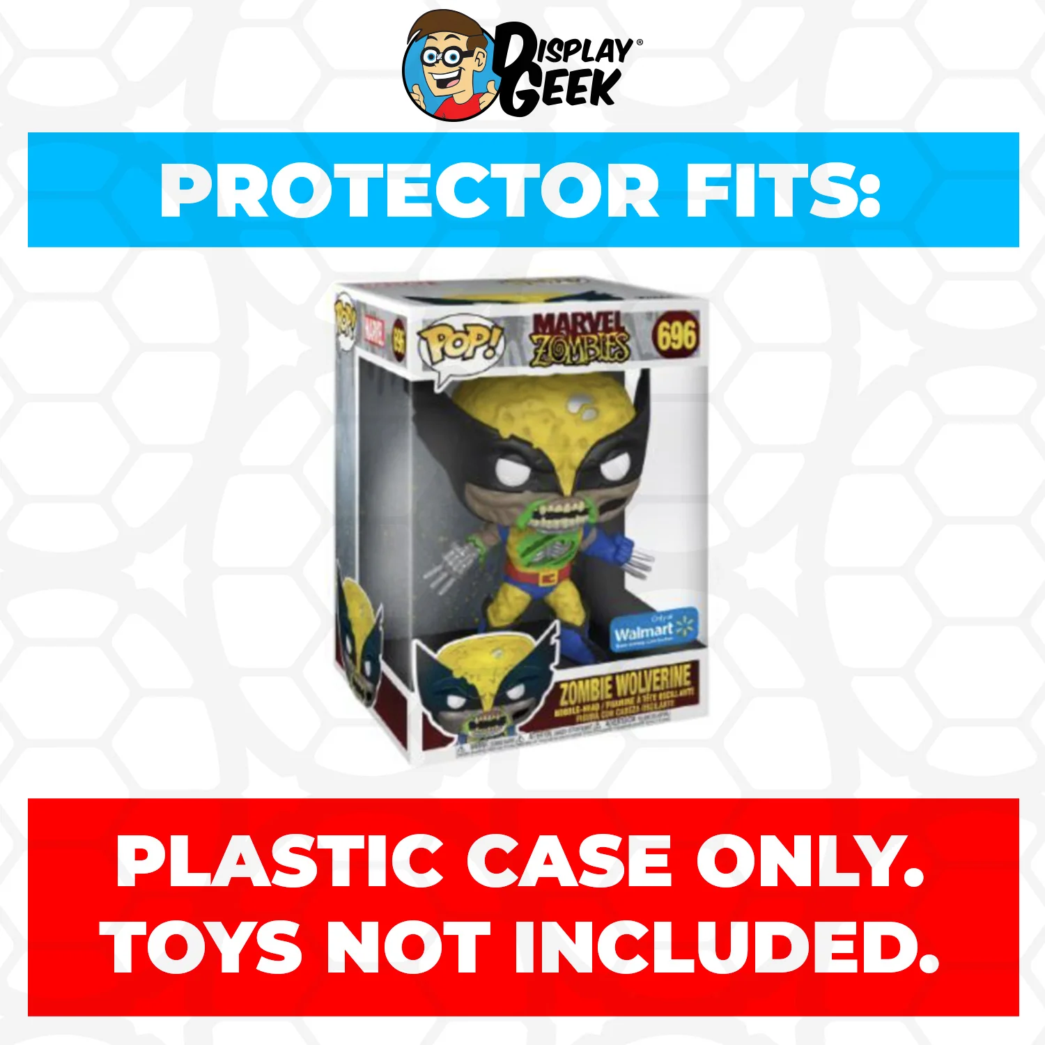 Pop Protector for 10 inch Zombie Wolverine #696 Jumbo Funko Pop - Image 2
