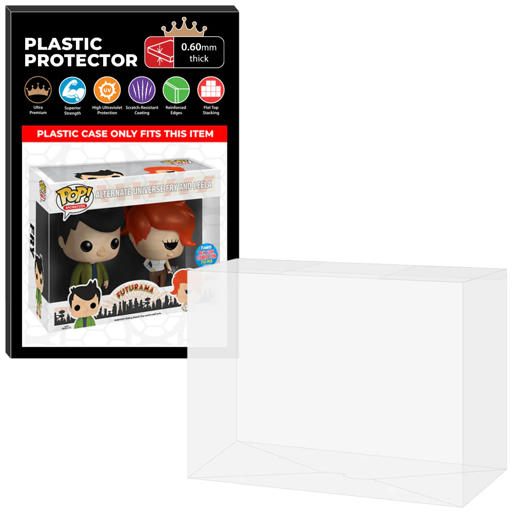 Pop Protector for 2 Pack Alternate Universe Fry and Leela NYCC Funko Pop - Image 9