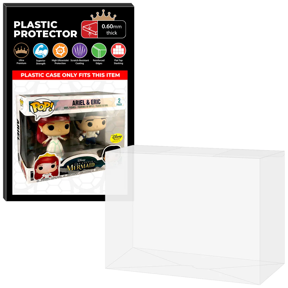 Pop Protector for 2 Pack Ariel & Eric Wedding Funko Pop - Image 9