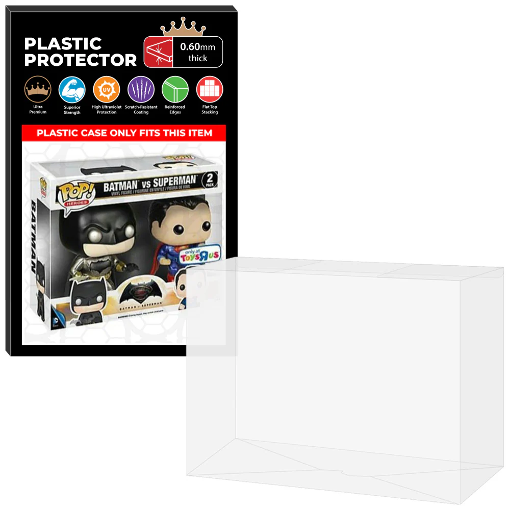 Pop Protector for 2 Pack Batman vs Superman Dawn of Justice Glow Funko Pop - Image 11