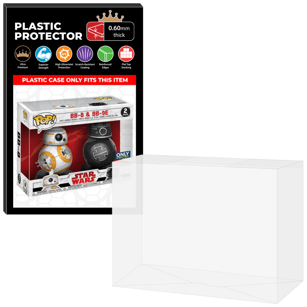 Pop Protector for 2 Pack BB-8 & BB-9E Funko Pop - Image 9