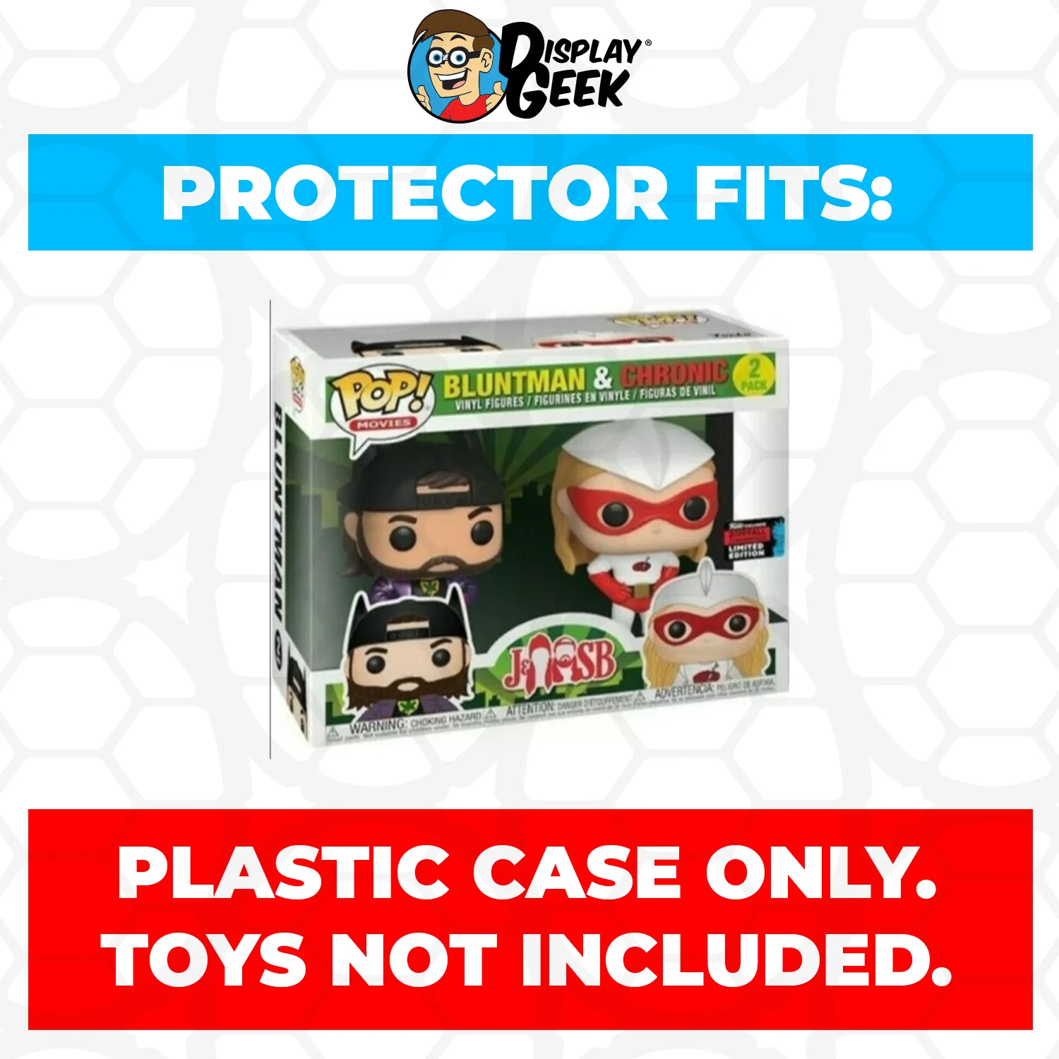 Pop Protector for 2 Pack Bluntman & Chronic NYCC Funko Pop - Image 2