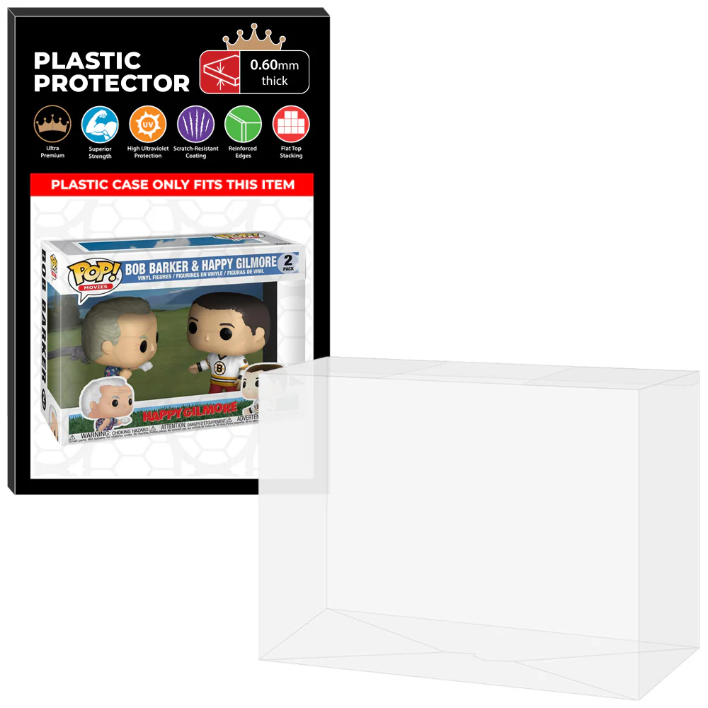 Pop Protector for 2 Pack Bob Barker & Happy Gilmore Funko Pop - Image 9