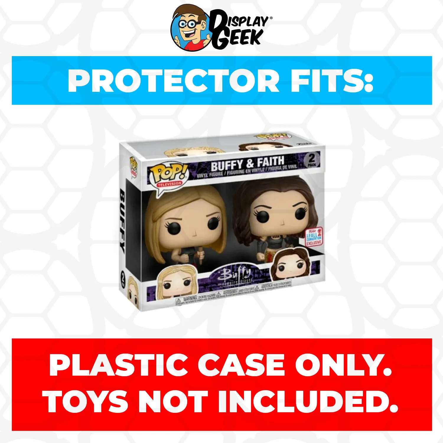 Pop Protector for 2 Pack Buffy & Faith NYCC Funko Pop - Image 2