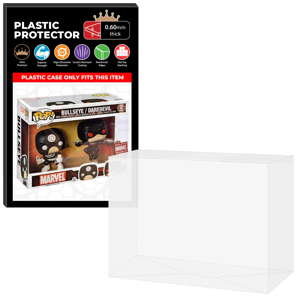 Pop Protector for 2 Pack Bullseye & Daredevil Funko Pop - Image 9