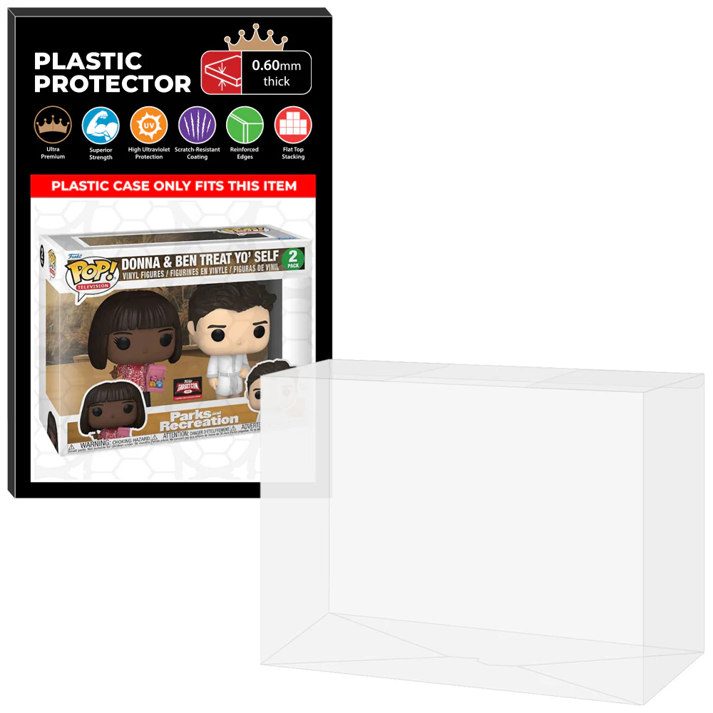 Pop Protector for 2 Pack Donna & Ben Treat Yo' Self Funko Pop - Image 9