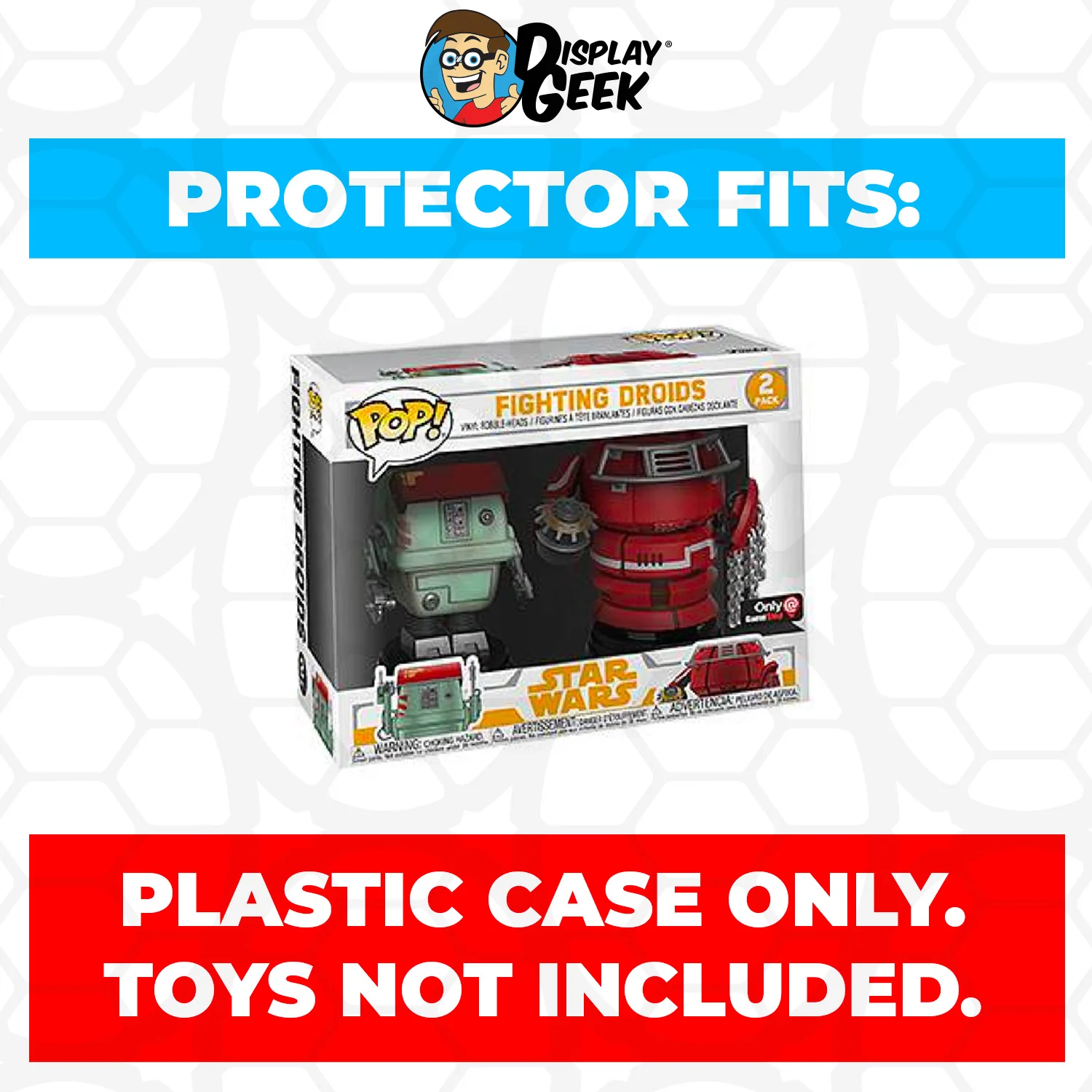 Pop Protector for 2 Pack Fighting Droids Funko Pop - Image 2