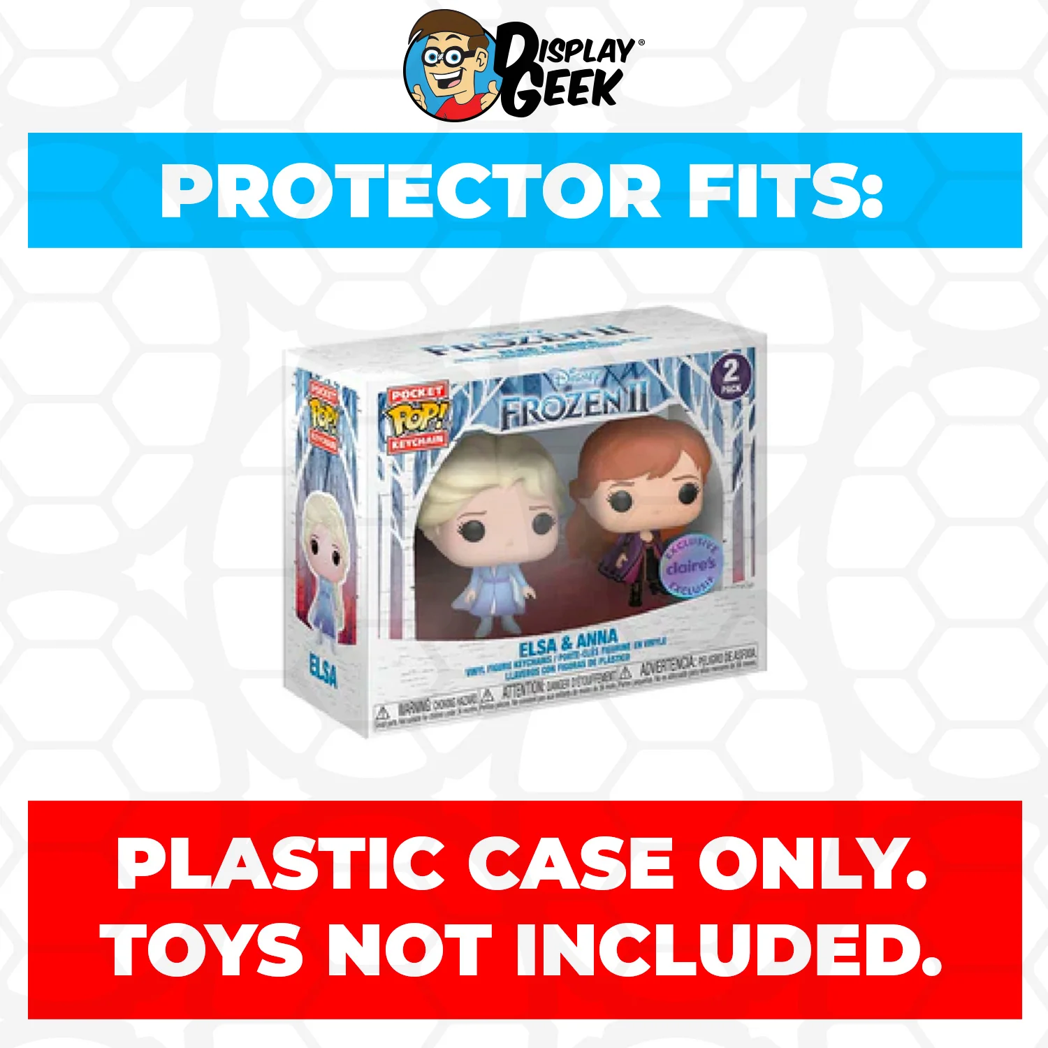 Pop Protector for Frozen 2 Elsa & Anna Funko 2 Pack Pocket Pop Keychains - Image 2