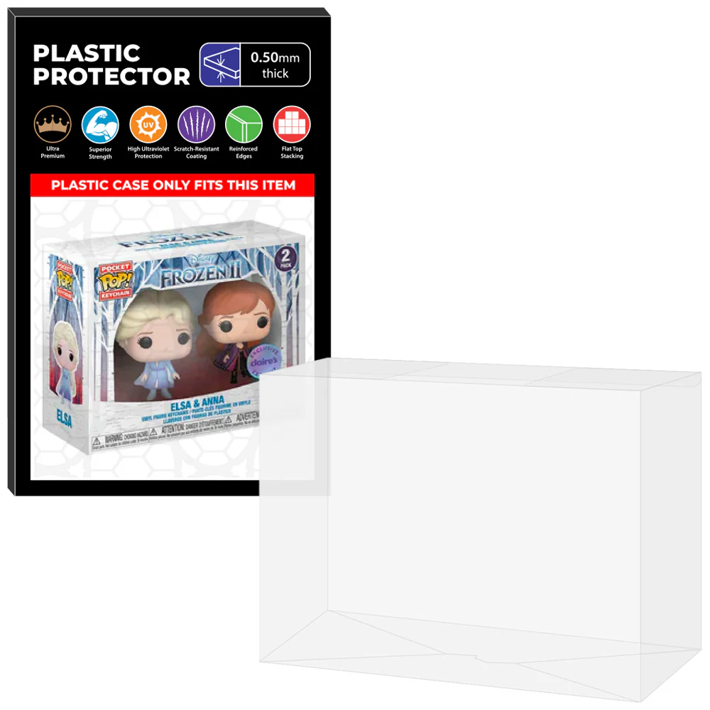 Pop Protector for Frozen 2 Elsa & Anna Funko 2 Pack Pocket Pop Keychains - Image 7
