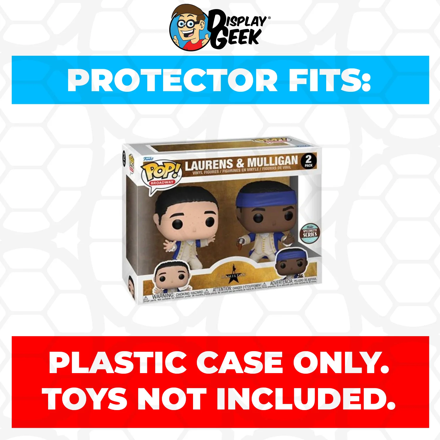 Pop Protector for 2 Pack Hamilton Laurens & Mulligan Funko Pop - Image 2
