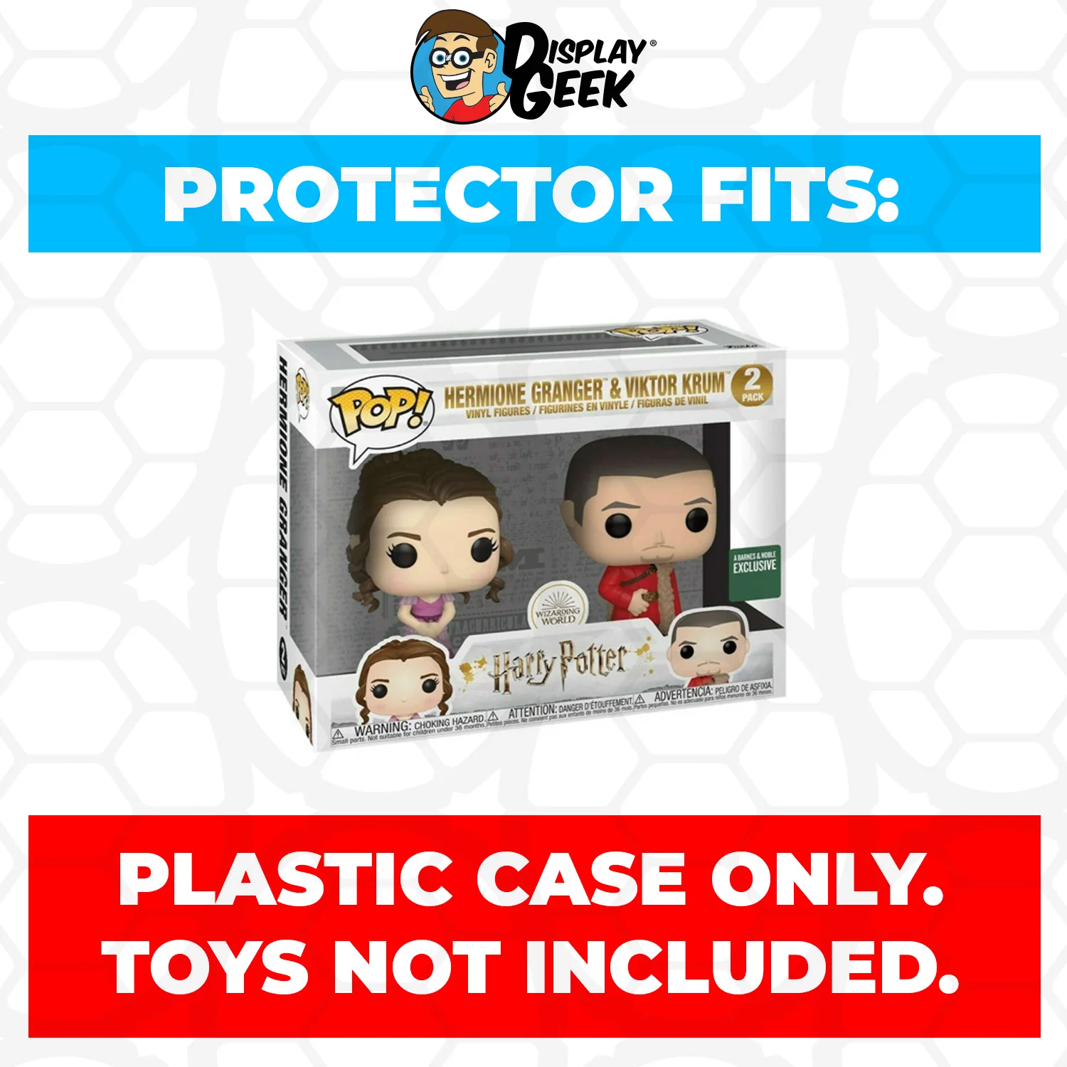 Pop Protector for 2 Pack Hermione Granger & Viktor Krum Funko Pop - Image 2