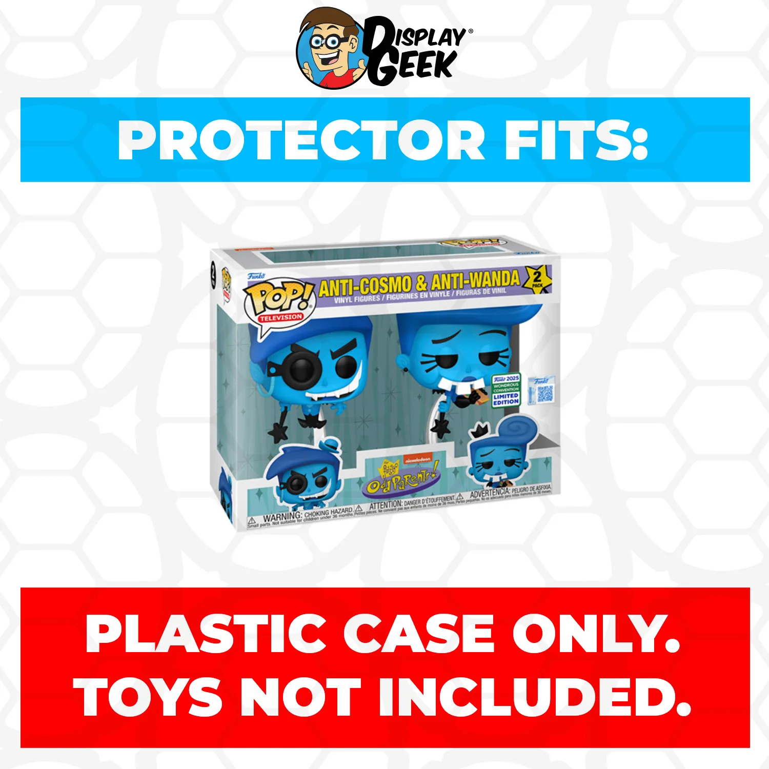 Pop Protector for 2 Pack Anti-Cosmo & Anti-Wanda WonderCon Funko Pop - Image 2