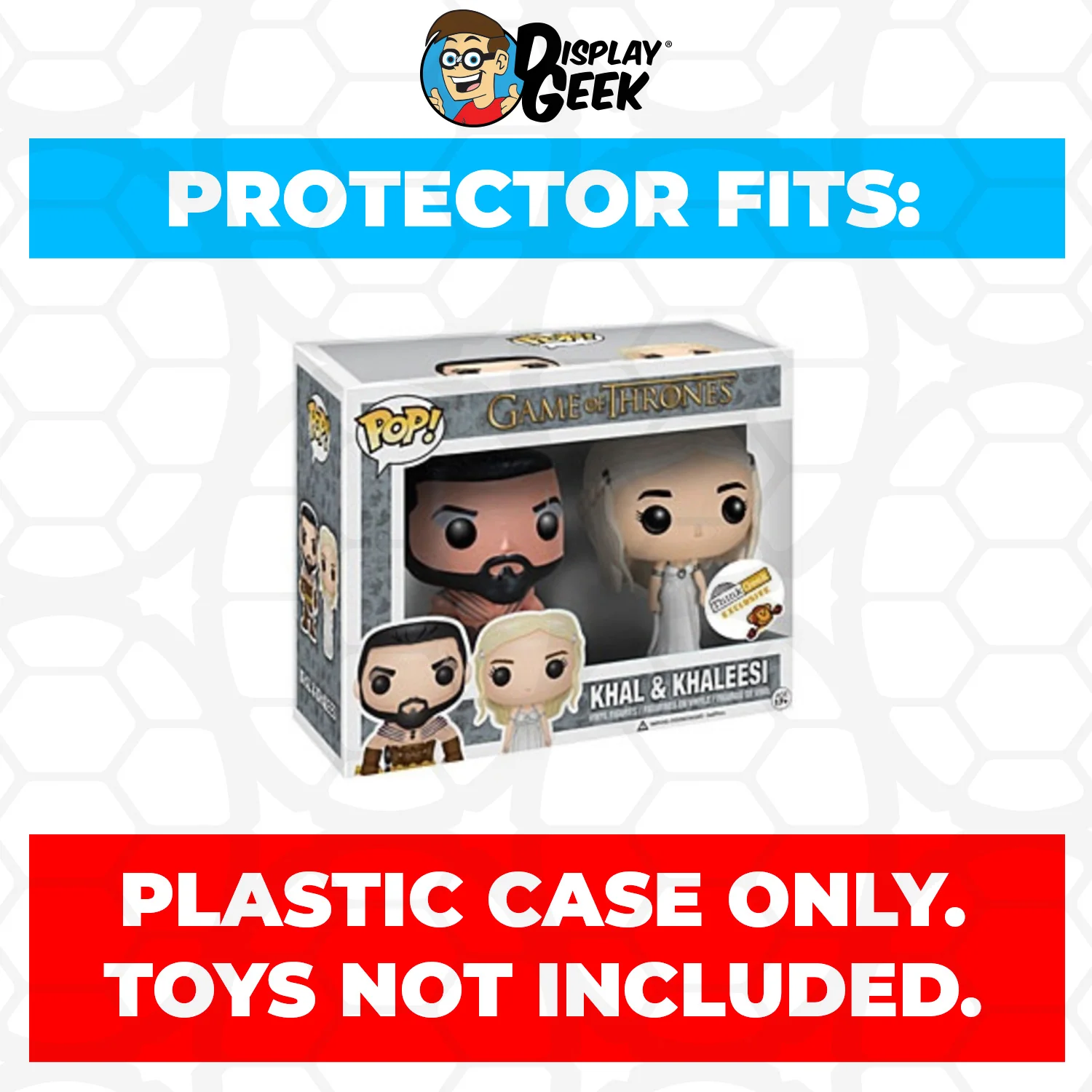 Pop Protector for 2 Pack Khal & Khaleesi Funko Pop - Image 2