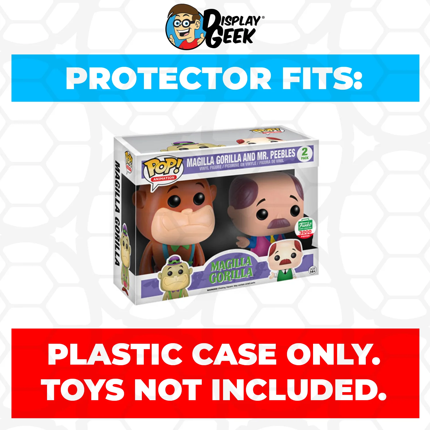 Pop Protector for 2 Pack Magilla Gorilla & Mr. Peebles Funko Pop - Image 2