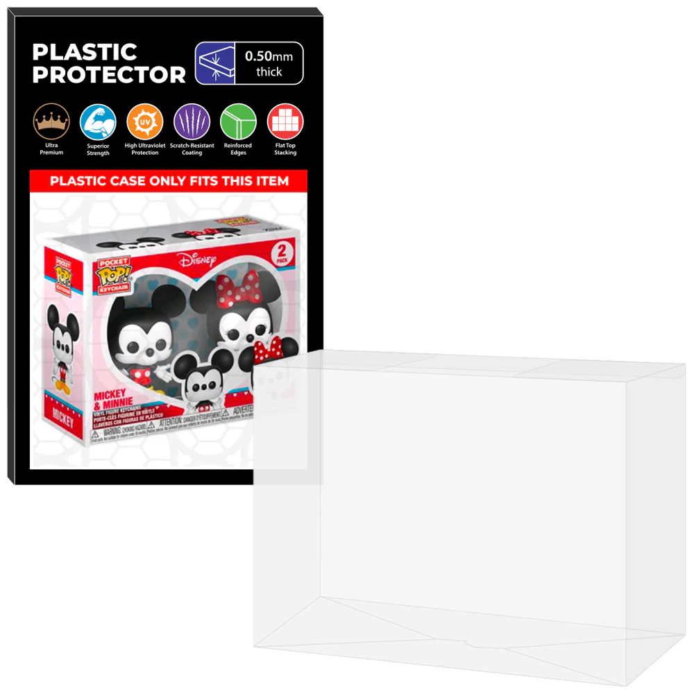 Pop Protector for Mickey & Minnie Mouse Funko 2 Pack Pocket Pop Keychains - Image 7