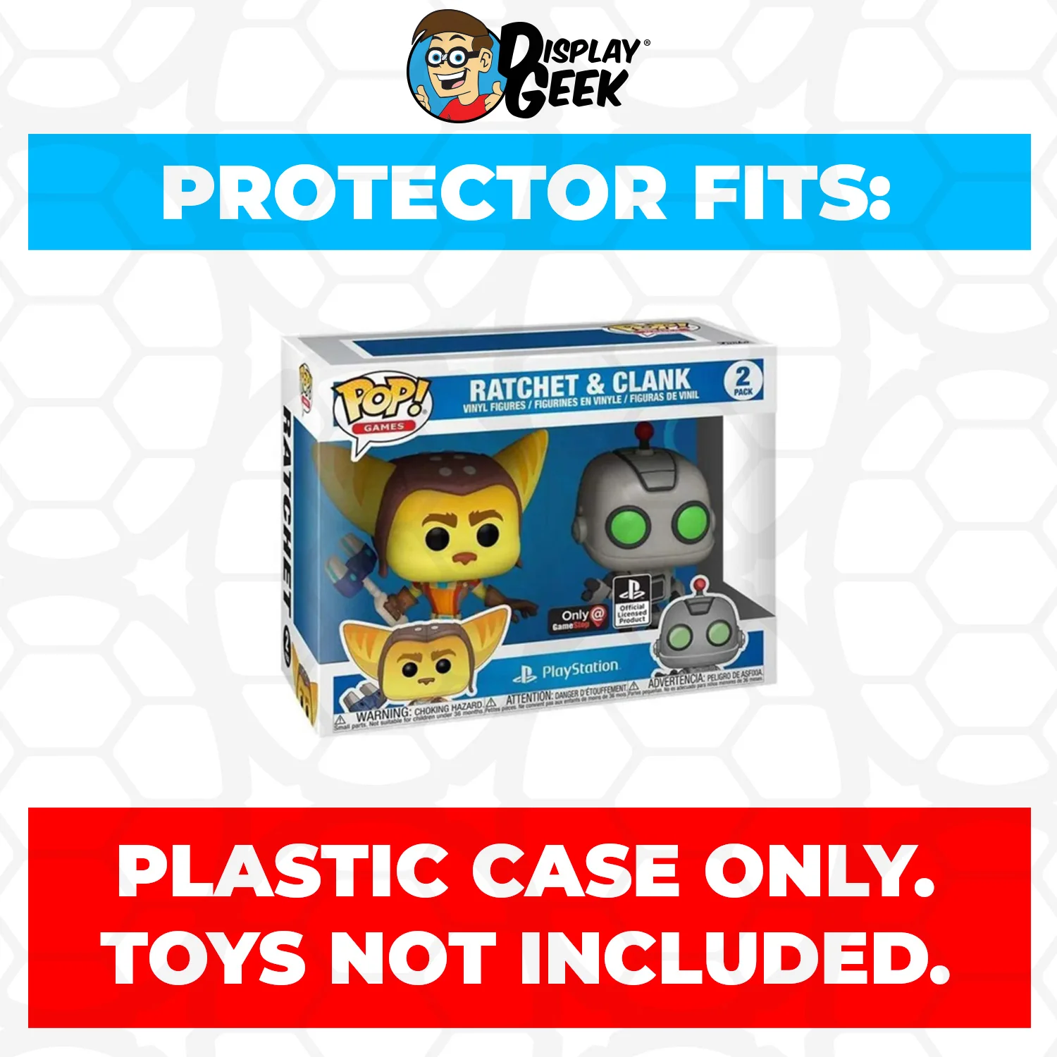 Pop Protector for 2 Pack Ratchet & Clank Funko Pop - Image 2