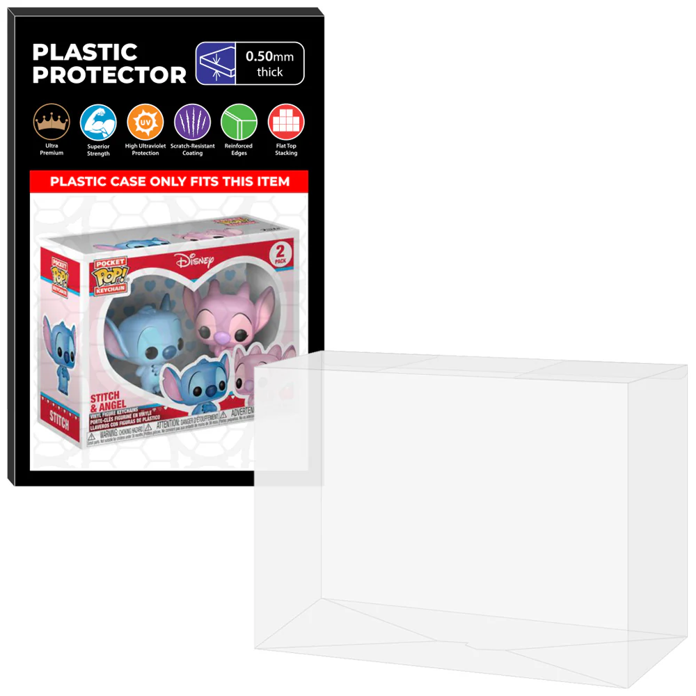 Pop Protector for Stitch & Angel Funko 2 Pack Pocket Pop Keychains - Image 7