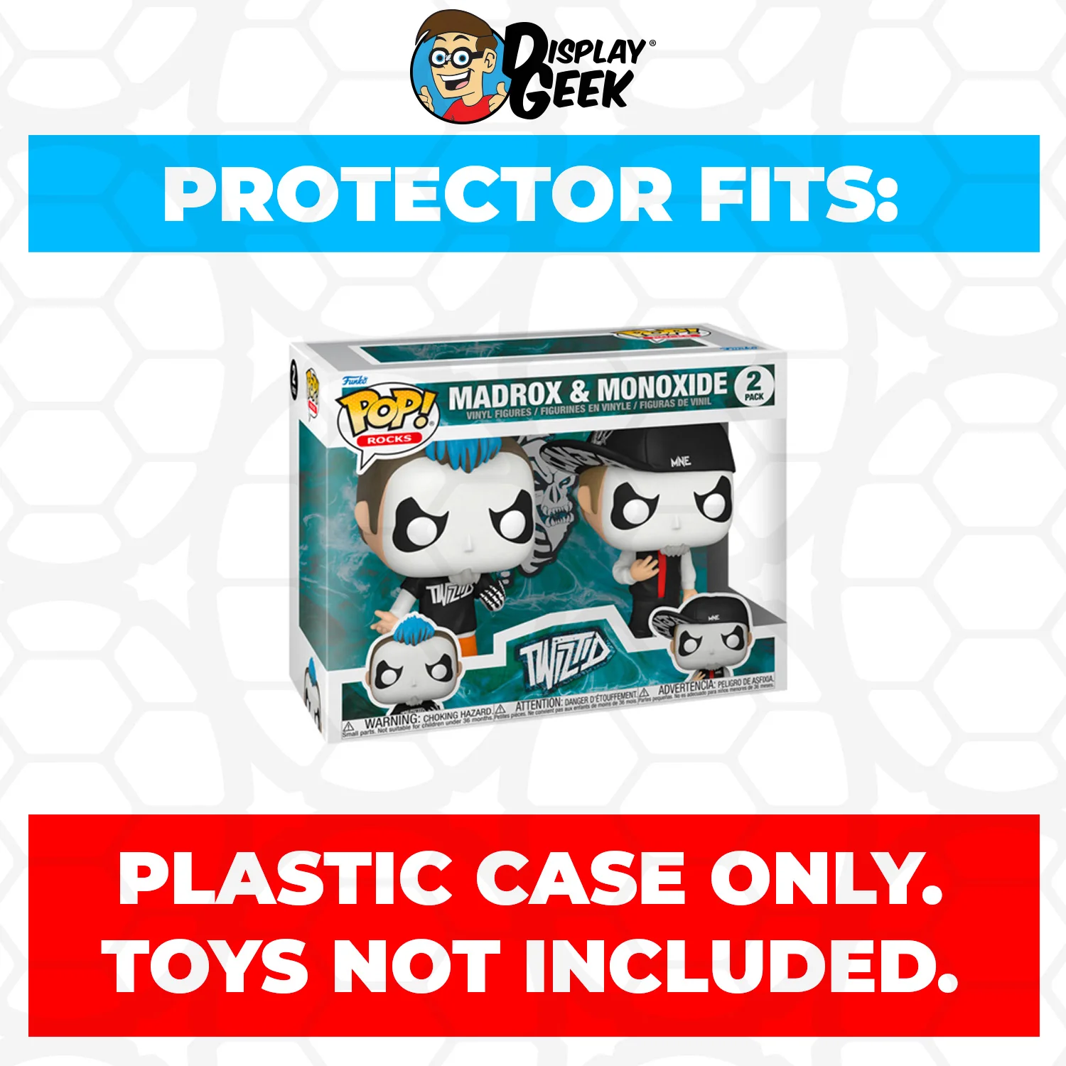 Pop Protector for 2 Pack Twiztid Madrox & Monoxide Funko Pop - Image 2