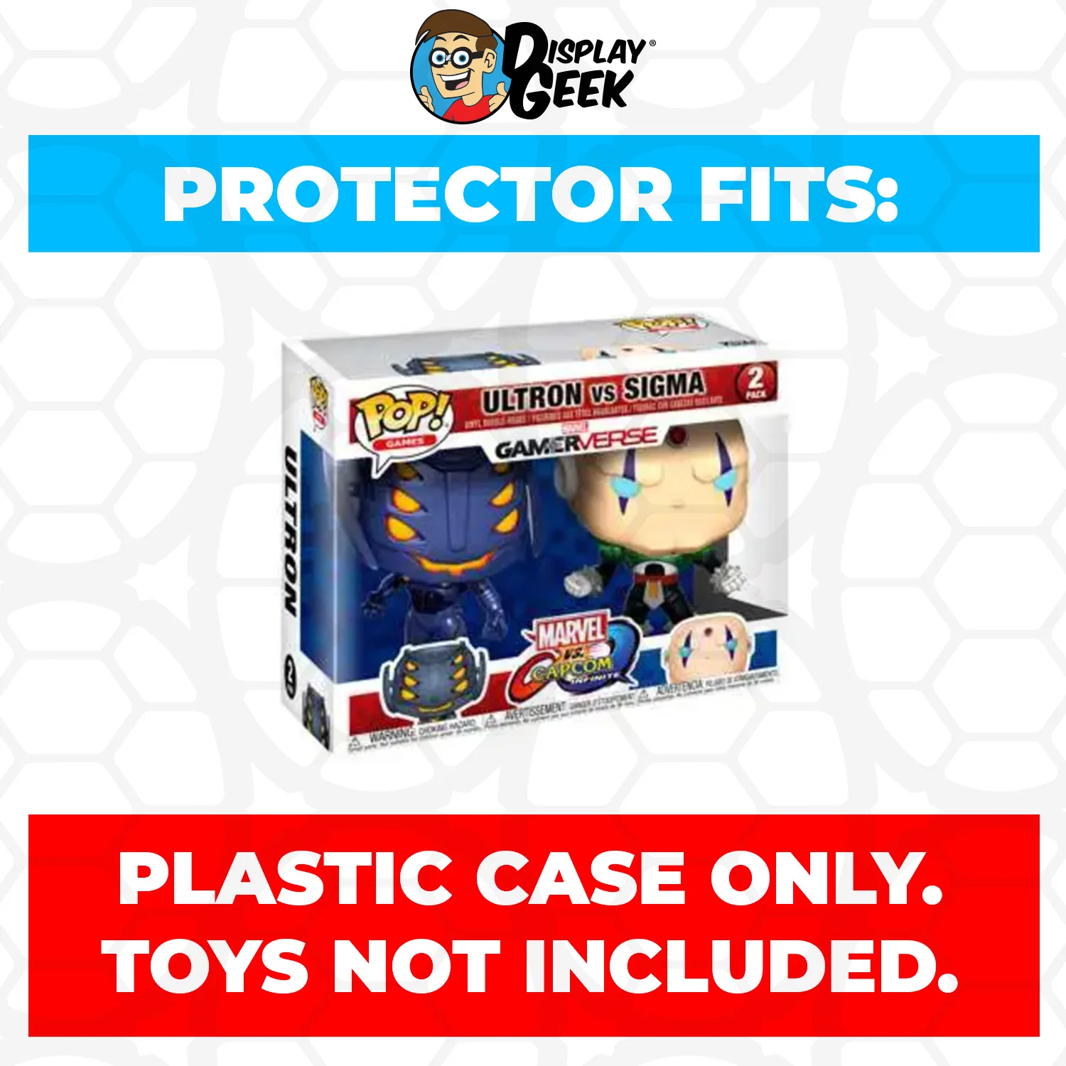 Pop Protector for 2 Pack Ultron vs Sigma Funko Pop - Image 2