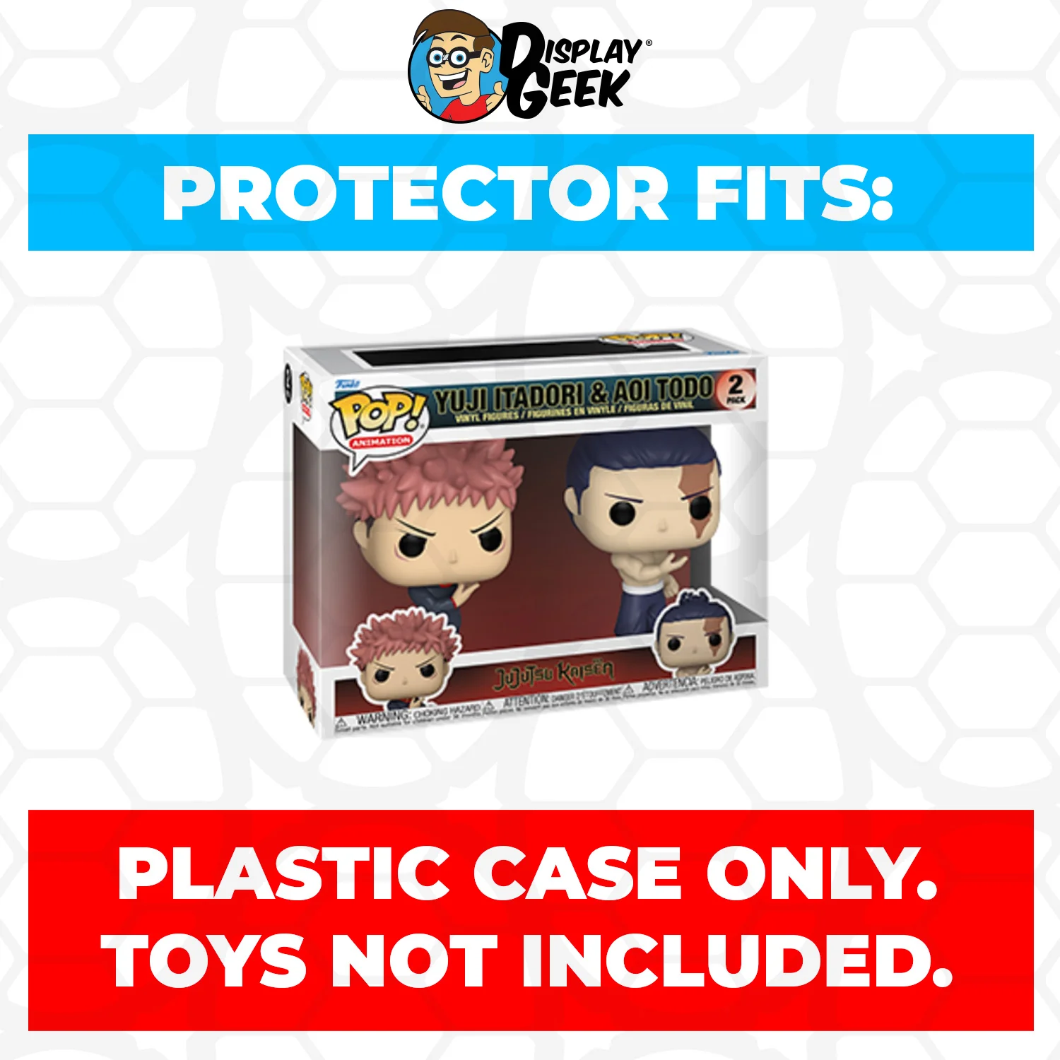 Pop Protector for 2 Pack Yuji Itadori & Aoi Todo Funko Pop - Image 2