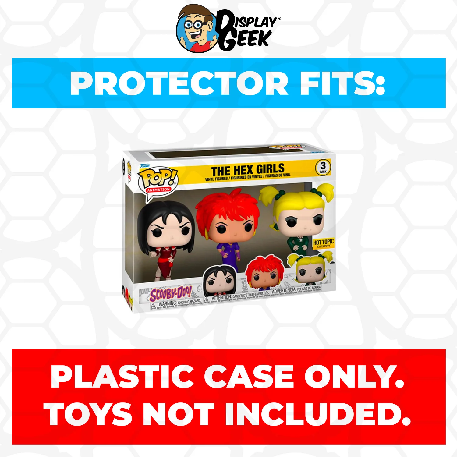 Pop Protector for 3 Pack The Hex Girls Funko Pop - Image 2