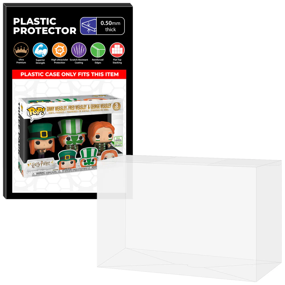 Pop Protector for 3 Pack Weasley Quidditch World Cup ECCC Funko Pop - Image 7