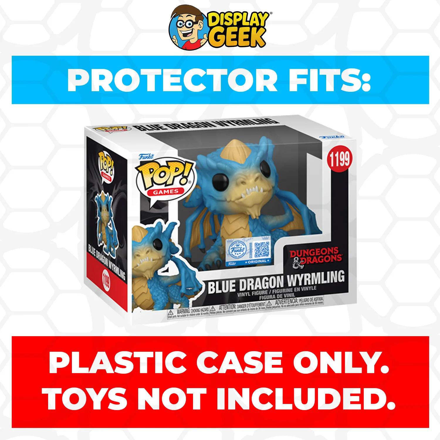 Pop Protector for 4 inch Brass Dragon Wyrmling Metallic ECCC #1201 - Image 4