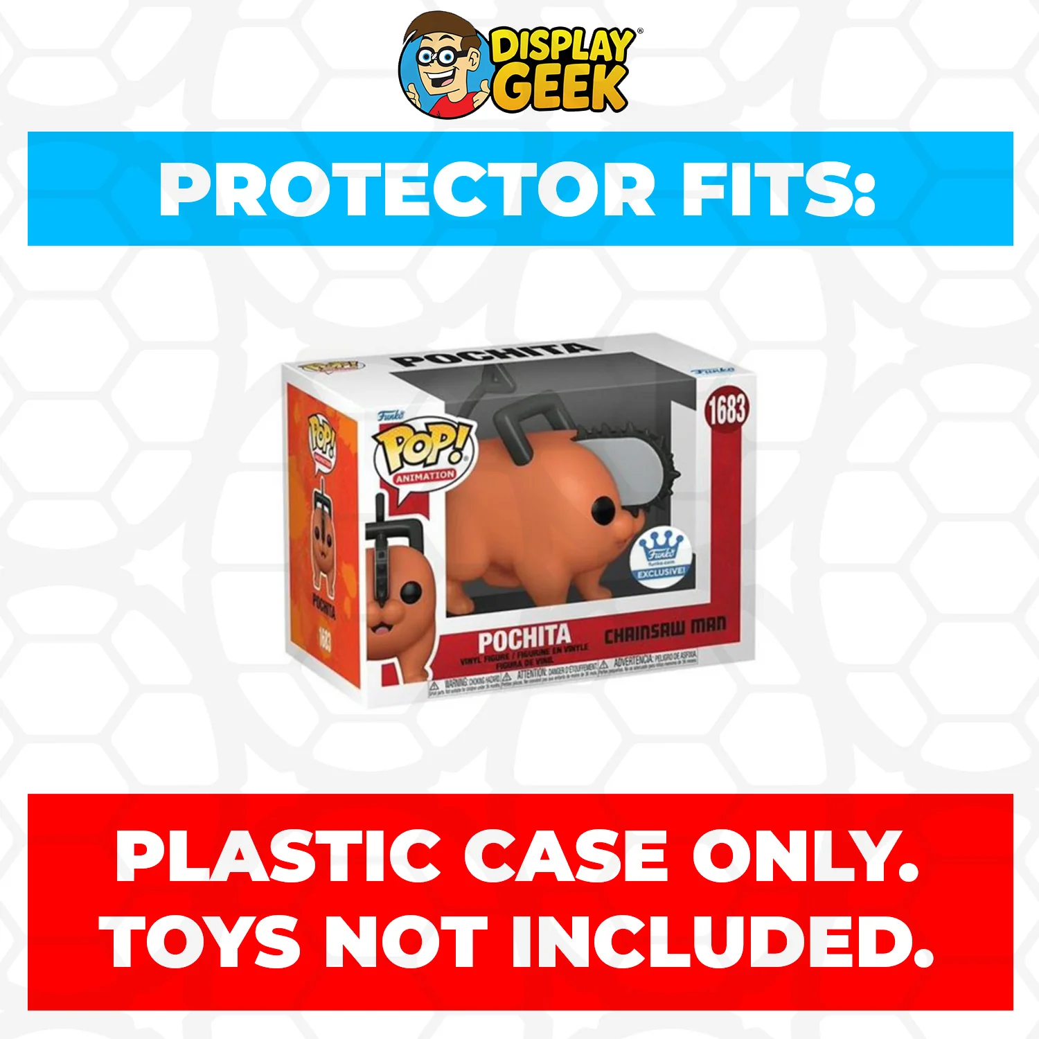 Pop Protector for 4 inch Funko Pop Chainsaw Man - Pochita #1683 - Image 2