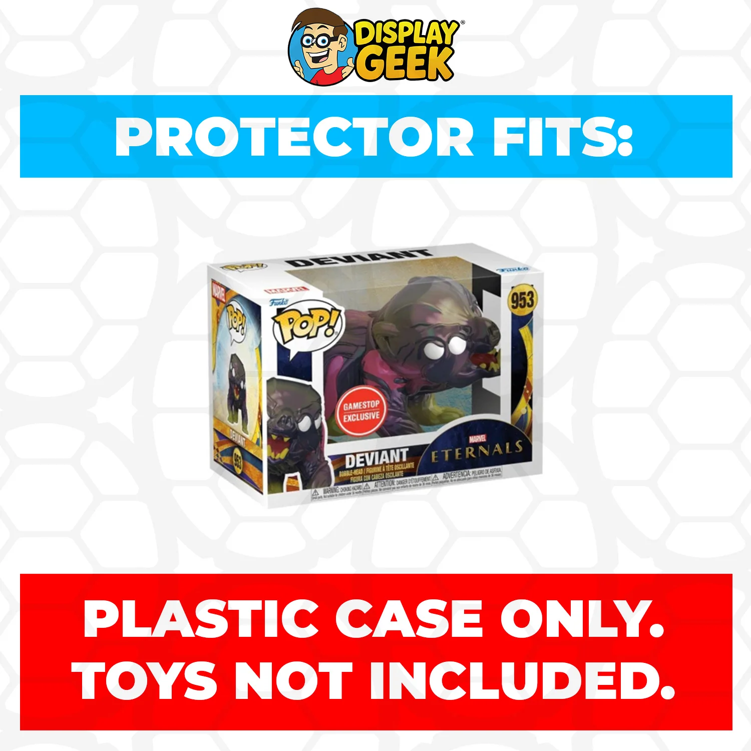 Pop Protector for 4 inch Funko Pop Eternals - Deviant #953 - Image 2