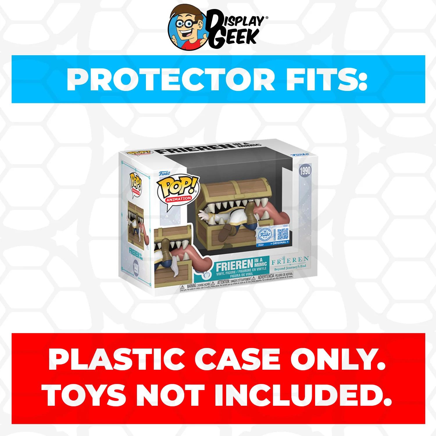 Pop Protector for 4 inch Funko Pop Frieren in a Mimic #1990 - Image 2
