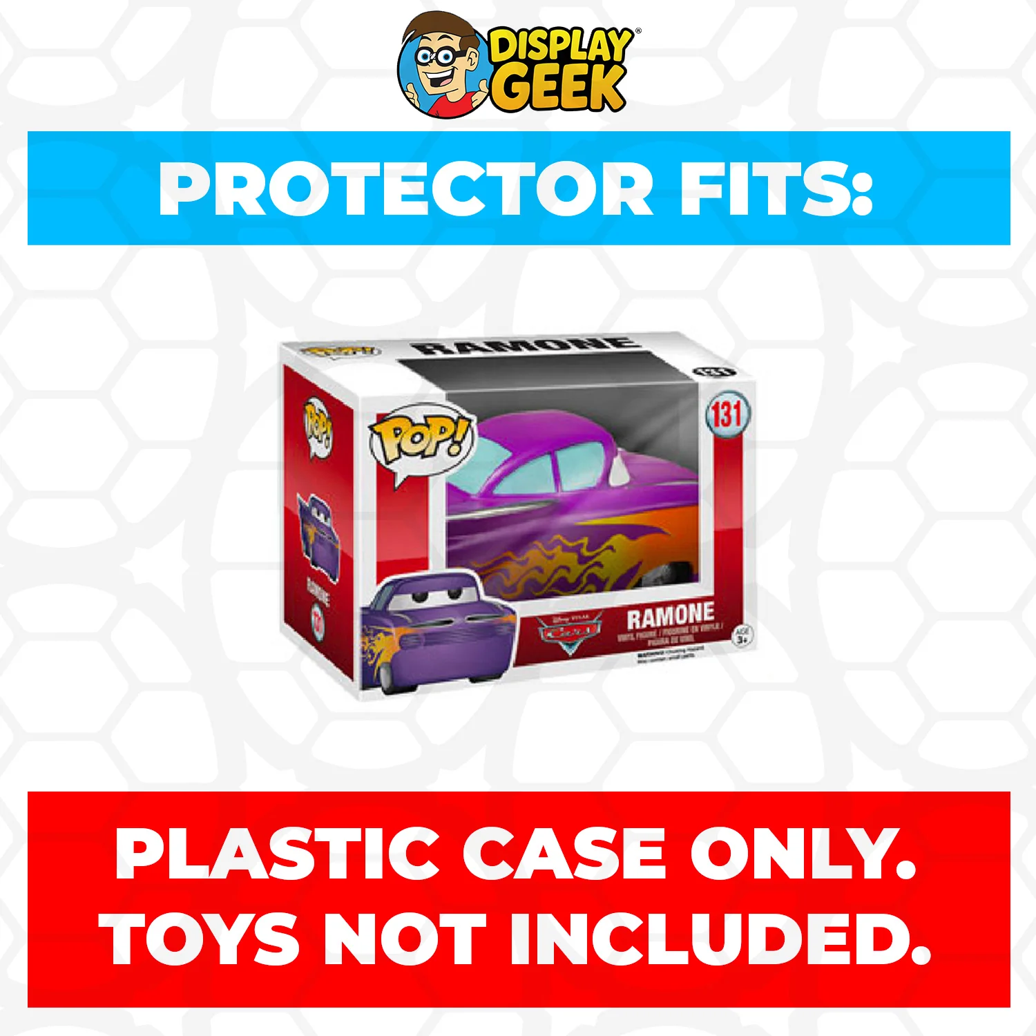 Pop Protector for 4 inch Funko Pop Cars - Ramone Green #131 - Image 3