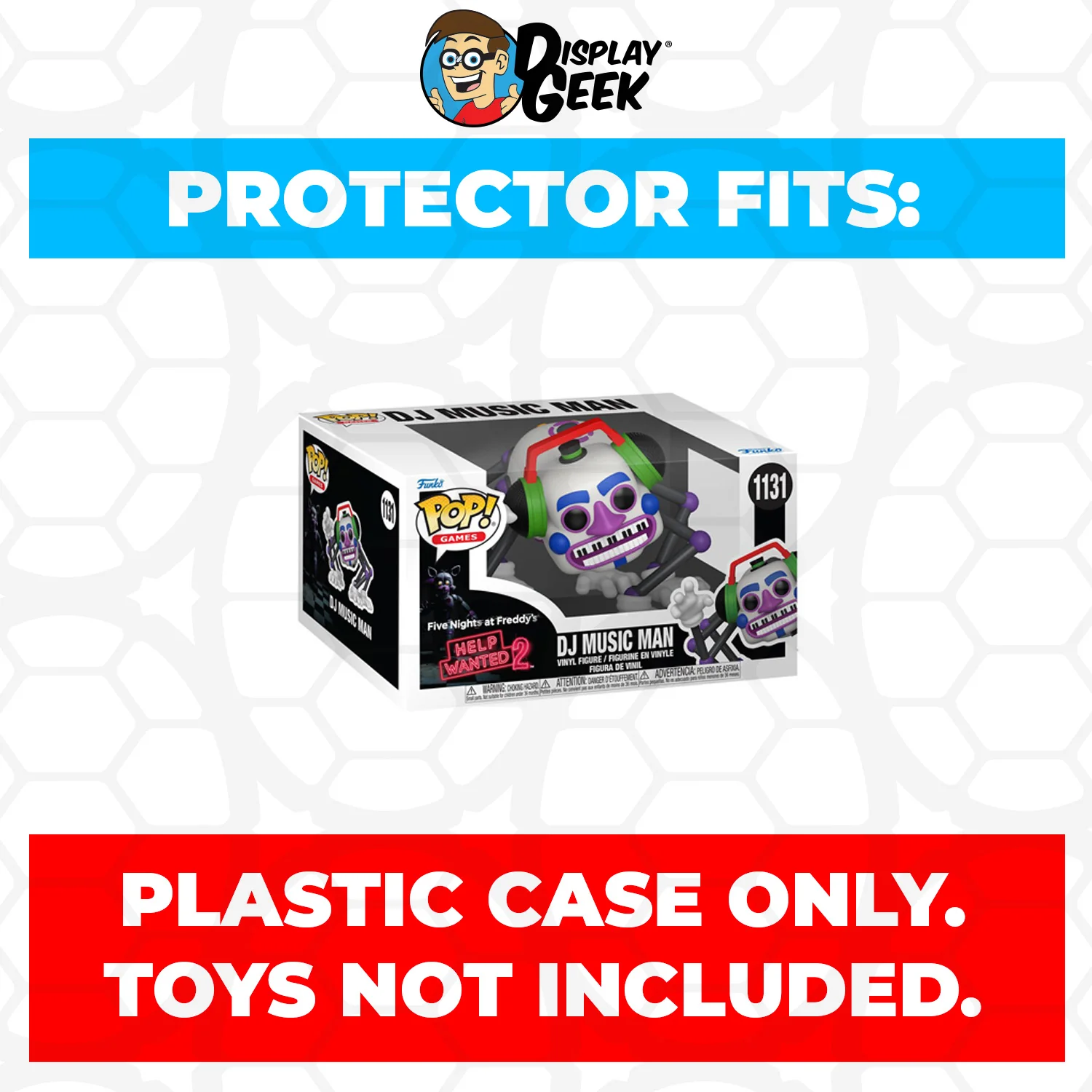 Pop Protector for 4 inch Funko Pop DJ Music Man #1131 - Image 2