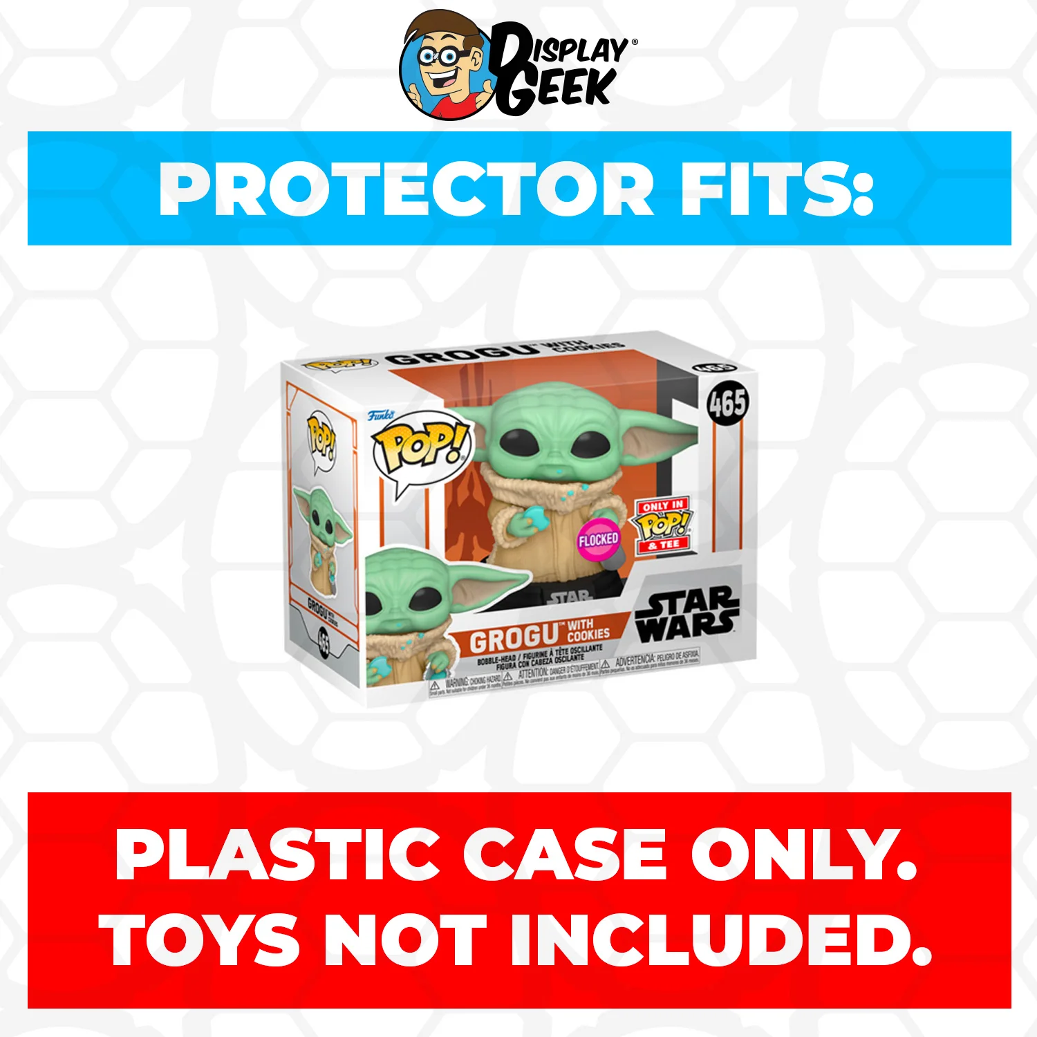 Pop Protector for 4 inch Funko Pop Grogu with Cookies #465 - Image 3