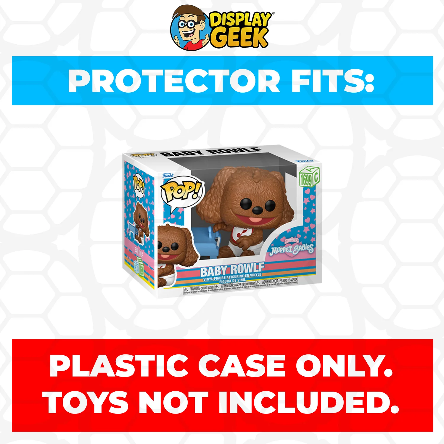 Pop Protector for 4 inch Funko Pop Muppet Babies - Baby Rowlf #1699 - Image 2