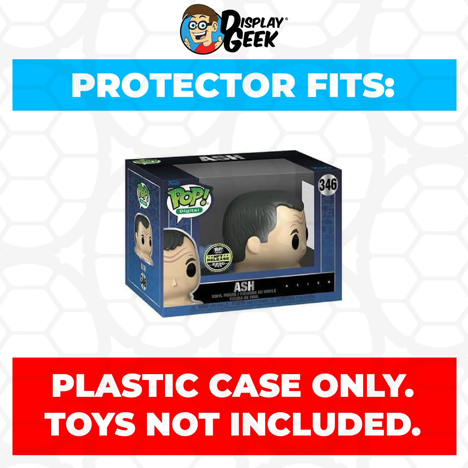 Pop Protector for 4 inch Funko Pop NFT Alien - Pilot Engineer #348 - Image 8