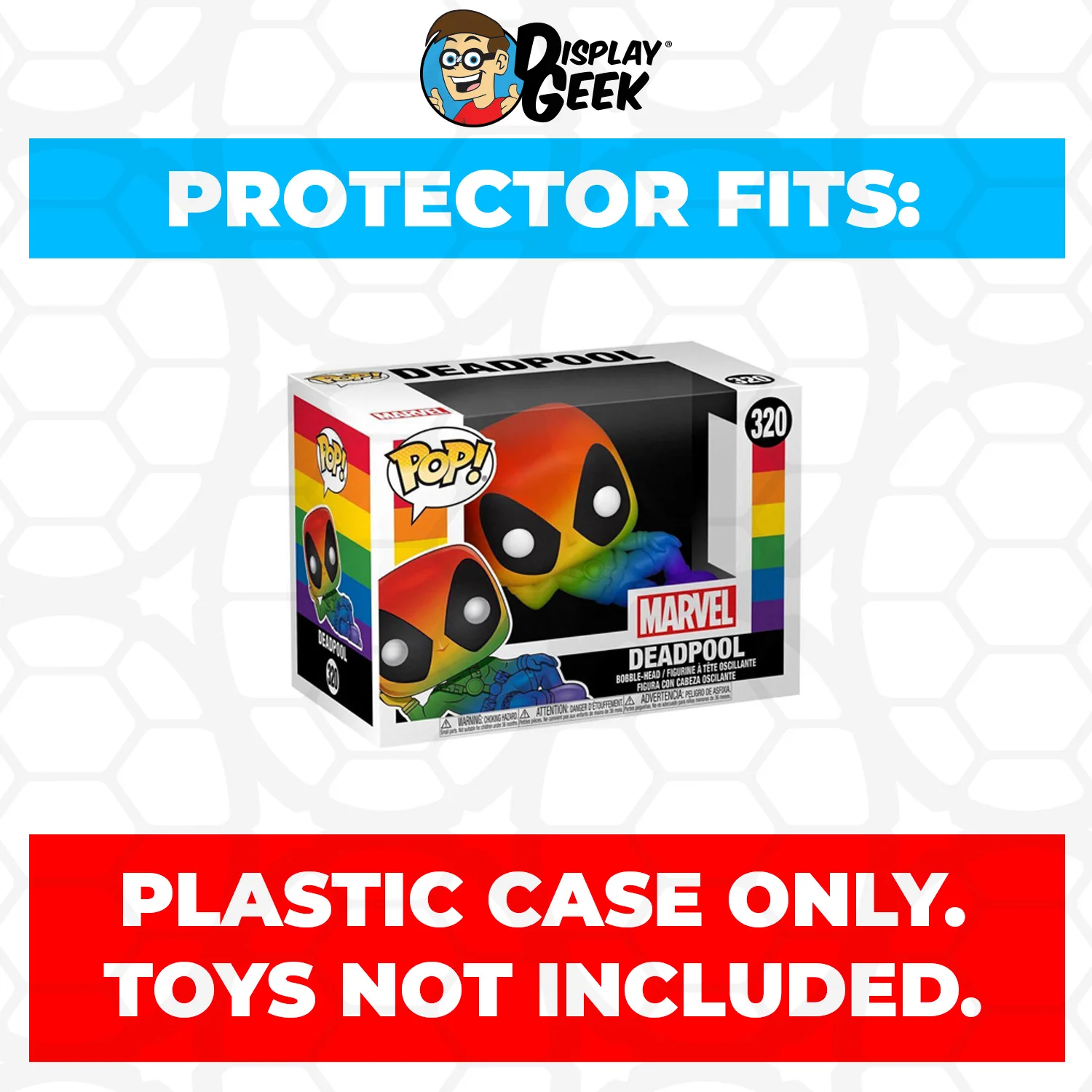 Pop Protector for 4 inch Funko Pop Sexy Deadpool with Wolverine #1413 - Image 10