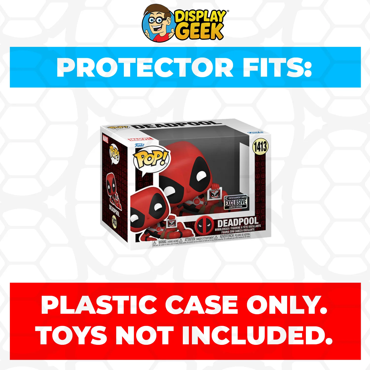 Pop Protector for 4 inch Funko Pop Sexy Deadpool with Wolverine #1413 - Image 2