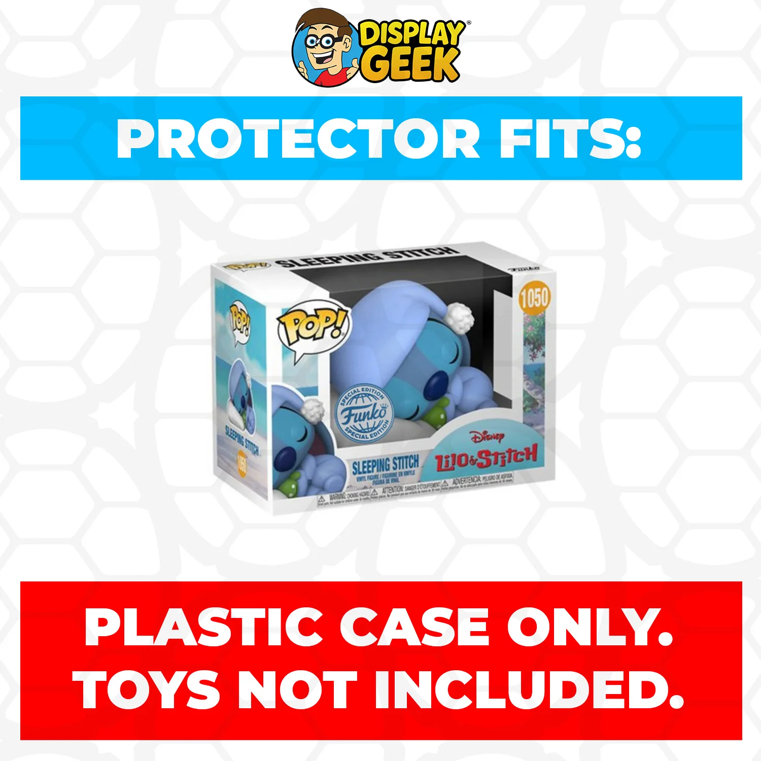 Pop Protector for 4 inch Funko Pop Sleeping Stitch #1050 - Image 2