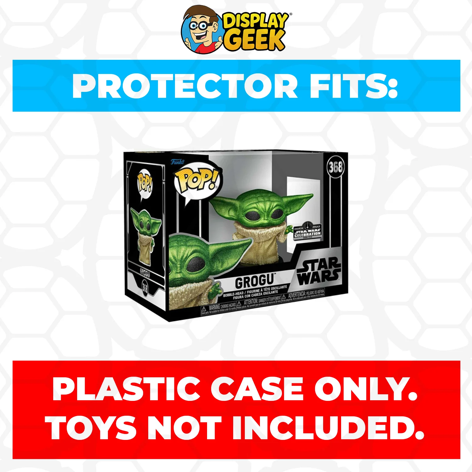 Pop Protector for 4 inch Funko Pop The Child Diamond Celebration #368 - Image 2