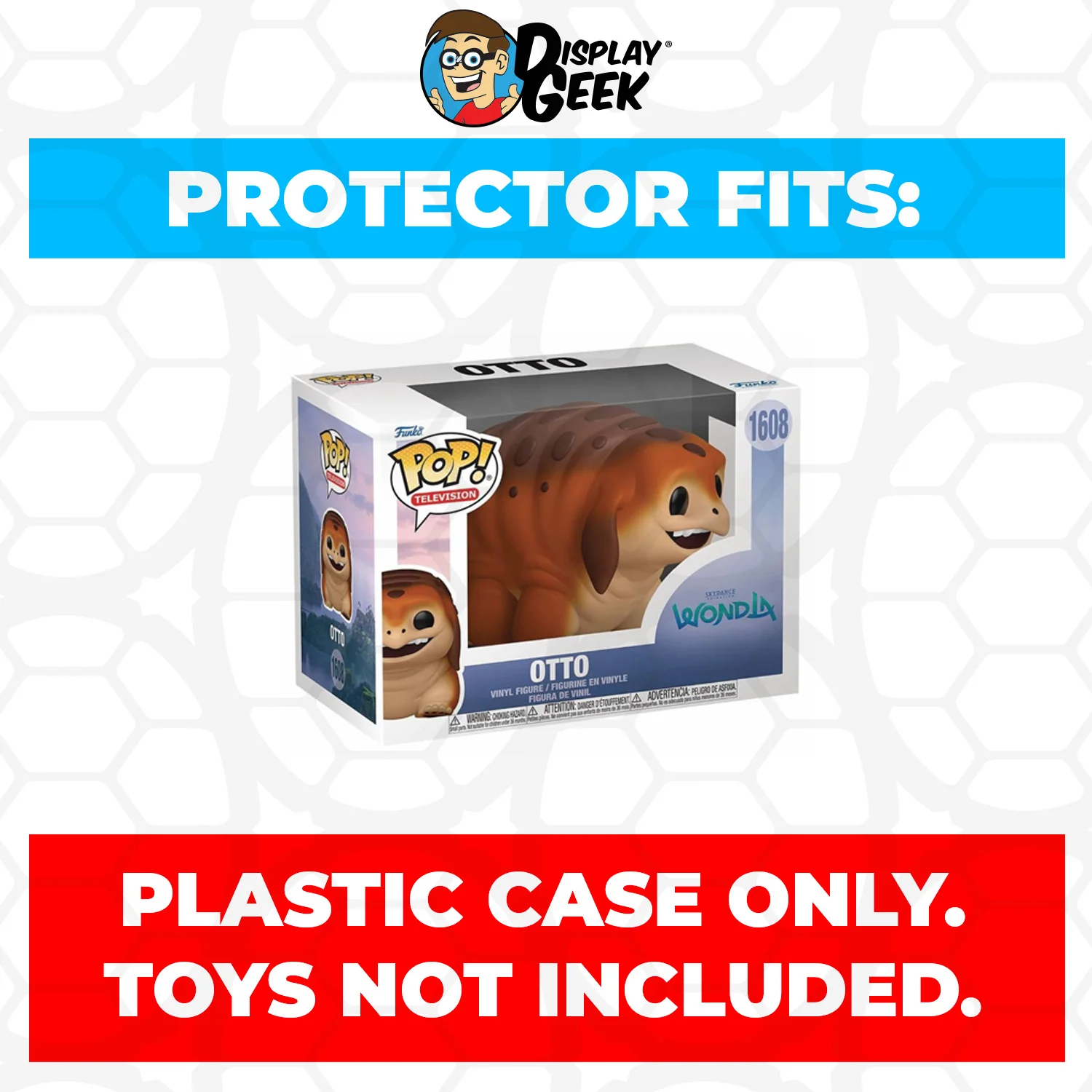 Pop Protector for 4 inch Funko Pop WondLa - Otto #1608 - Image 2