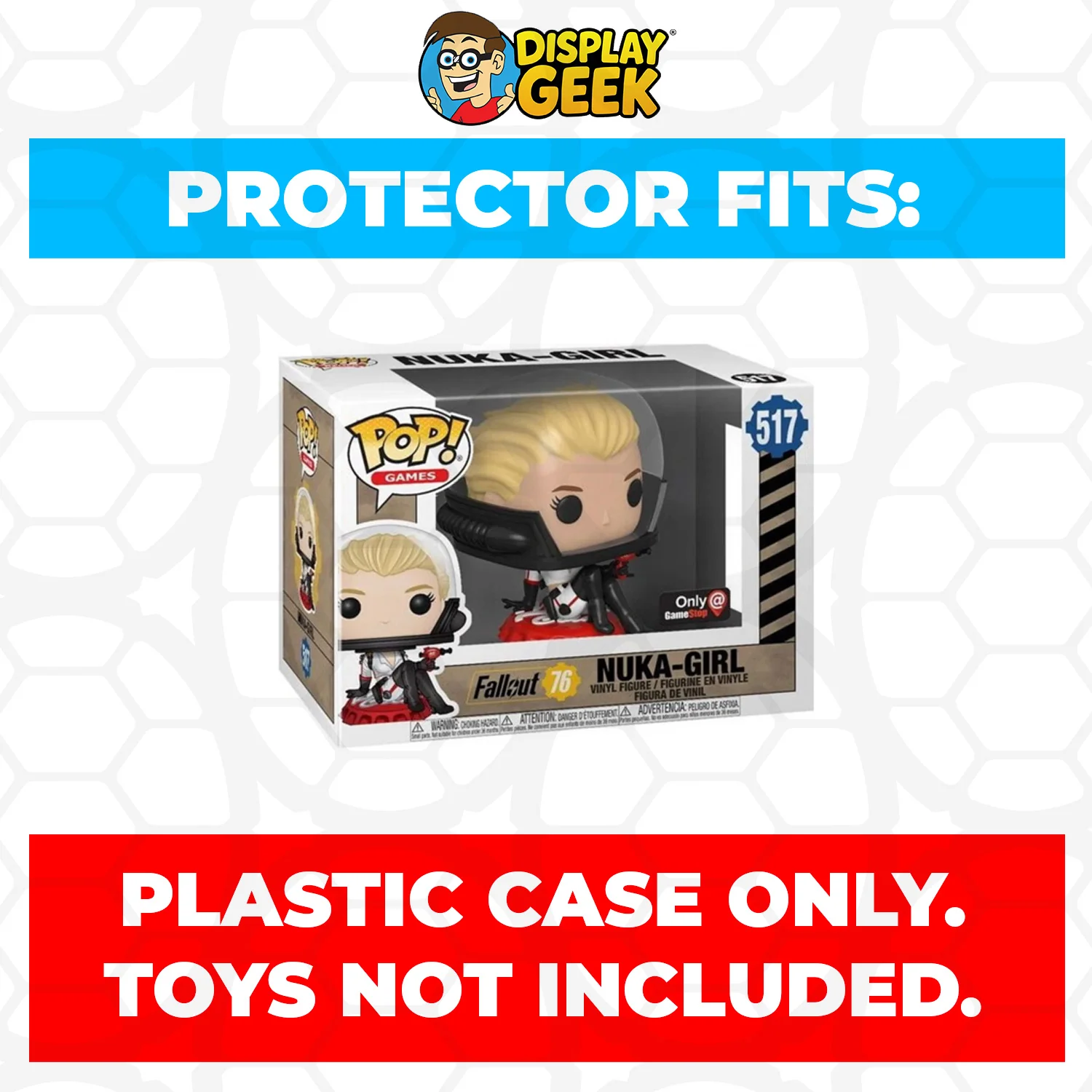 Pop Protector for 4 inch Funko Pop Fallout - Nuka-Girl #517 - Image 2