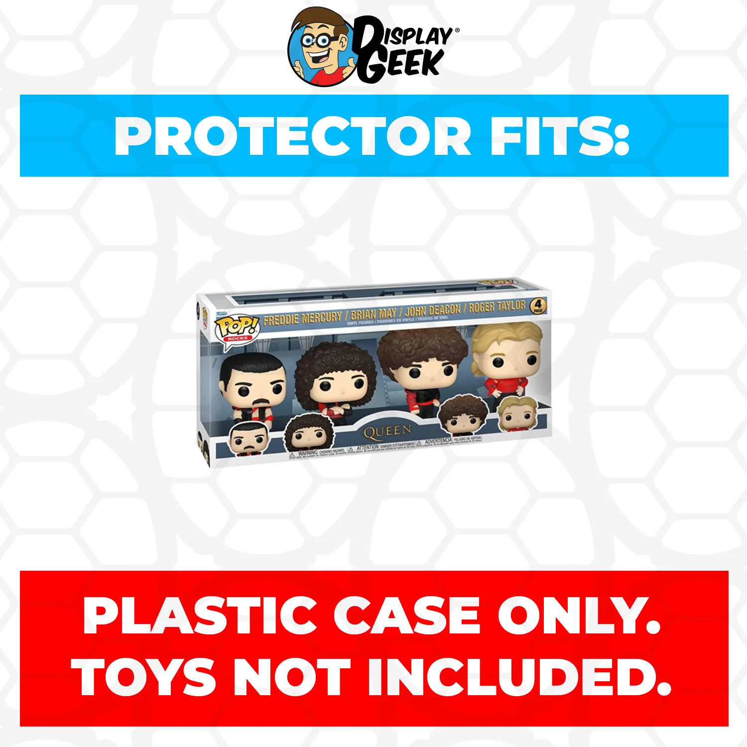 Pop Protector for 4 Pack Queen Radio Gaga Funko Pop - Image 2