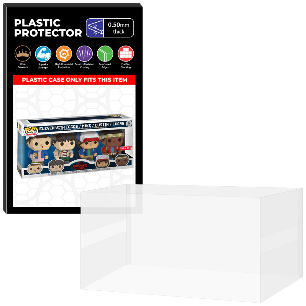 Pop Protector for 4 Pack Stranger Things 8-Bit Funko Pop - Image 10