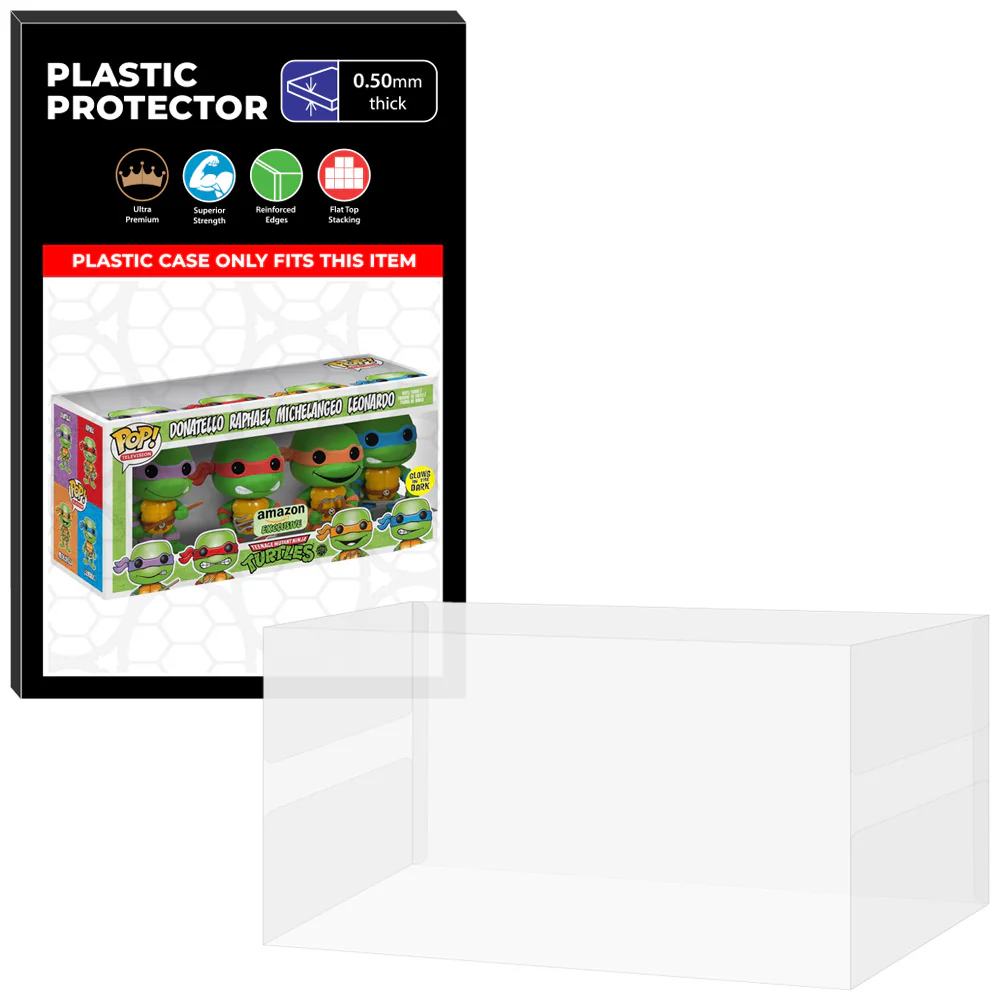 Pop Protector for 4 Pack TMNT Donatello, Raphael, Michelangelo & Leonardo Funko - Image 7